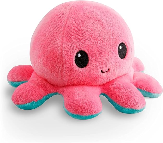 TeeTurtle – The Original Reversible Octopus Plushie – Pink + Aqua ...