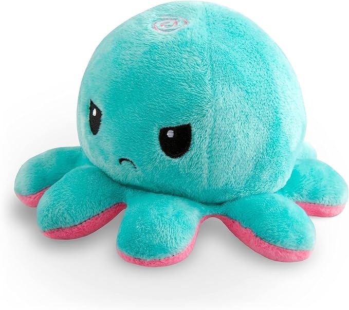 TeeTurtle – The Original Reversible Octopus Plushie – Pink + Aqua ...